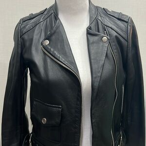Maje leather jacket
